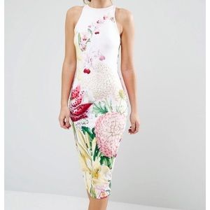 Ted Baker Julee Floral-print Midi Dress